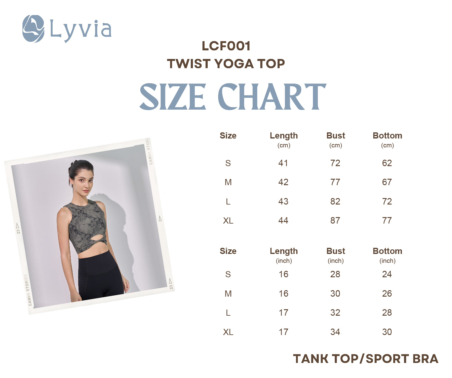 Image of Watercolor-Dyed Sports Bra – Artful Pilates Comfort LCF001